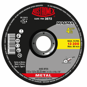 DISCO PARA CORTE DE METAL 3872 AUSTROMEX