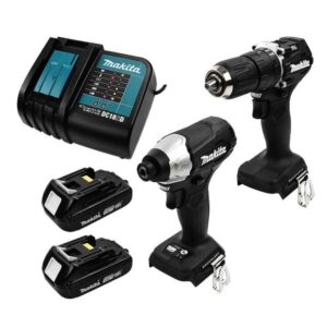 COMBO ROTOMARTILLO DHP487 - LLAVE DE IMPACTO DTD157 BRUSHLESS 18V DLX2414YX7 MAKITA