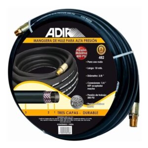 MANGUERA DE ALTA PRESIÓN MACHO 3/8 PULG 10M AD-482 ADIR