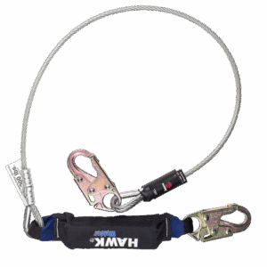 CABLE DE ACERO CONTRA CAIDAS LONGITUD 1.80mt HAWK