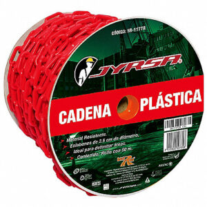 CADENA PLASTICA ROJO JYRSA