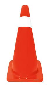 CONO BRILLOSO 71CM SIN/CON 1 O 2 REFLEJANTE JYRSA