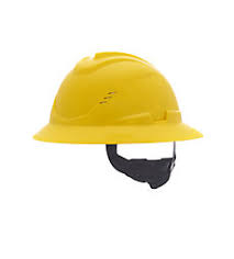 CASCO ALA COMPLETA AMARILLO V-GARD C1 MSA