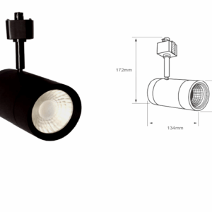 LAMPARA SPOT RIEL INTELIGENTE LED HALLEY BLANCA DE 8W 1071-000047.TECNOLITE 14YSNLED013MVNTCW