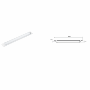 LAMPARA REGLETA DE INTERIOR LED PARA SOBREPONER 18 W,LUZ DE DIA TECNOLITE FLCPLED65MVSB