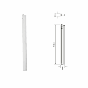 LAMPARA LED PARA TECHO THUBAN II,INTERIORES,LUZ DE DIA 100W,TECNOLITE 36FLCLEDT8DMV65B