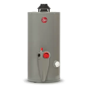 CALENTADO PARA AGUA RHEEM DE 10 GALONES (37 LT) PARA GAS LP 29v10s GRIS