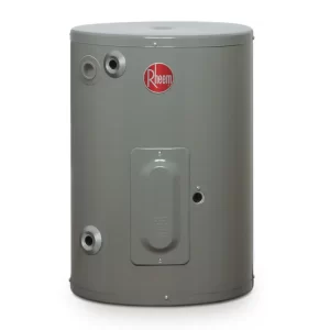 CALENTADOR PARA AGUA DE DEPOSITO RHEEM 89 VP10 10 Galones (38 LITROS) ElECTRICO DE 110V BlANCO