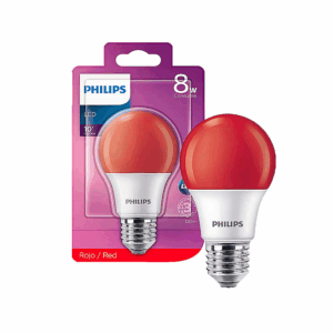FOCO DE LUZ LED ROJO A19 8 W 357830 PHILIPS