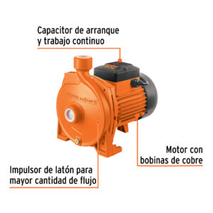 BOMBA CENTRIFUGA PARA AGUA MODELO EUROPEO,3/4 HP,TRUPER EXPERT 10073