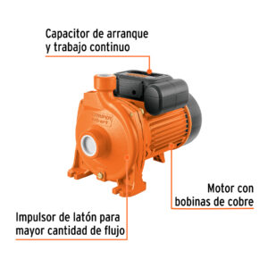 BOMBA CENTRIFUGA PARA AGUA MODELO EUROPEO 2 HP,TRUPER EXPERT 10066