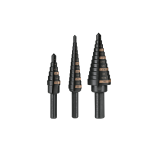 JUEGO DE 3 BROCAS ESCALONADAS DE OXIDO NEGRO,TRUPER 100988