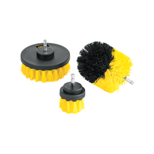 JUEGO DE 3 CEPILLOS MULTIUSOS PARA TALADRO, PRETUL 28152